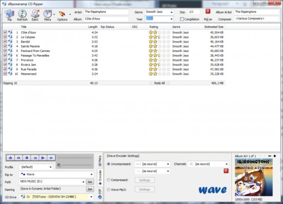 WHAT HARDWARE IS BEST FOR RIPPING LARGE CD COLLECTION visual data 8
