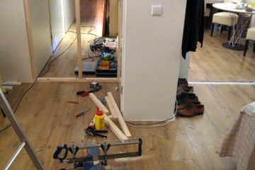 HFA Audio Setup History 18 – Secondary Setup – Construction work Dec 2015 to February 2016