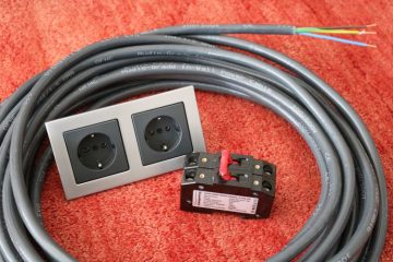 GigaWatt LC-Y EVO cable, G-C16A Circuit Breaker and G-044 Schuko Socket