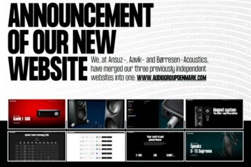 New Audiogroupdenmark website for Ansuz, Aavik and Børresen